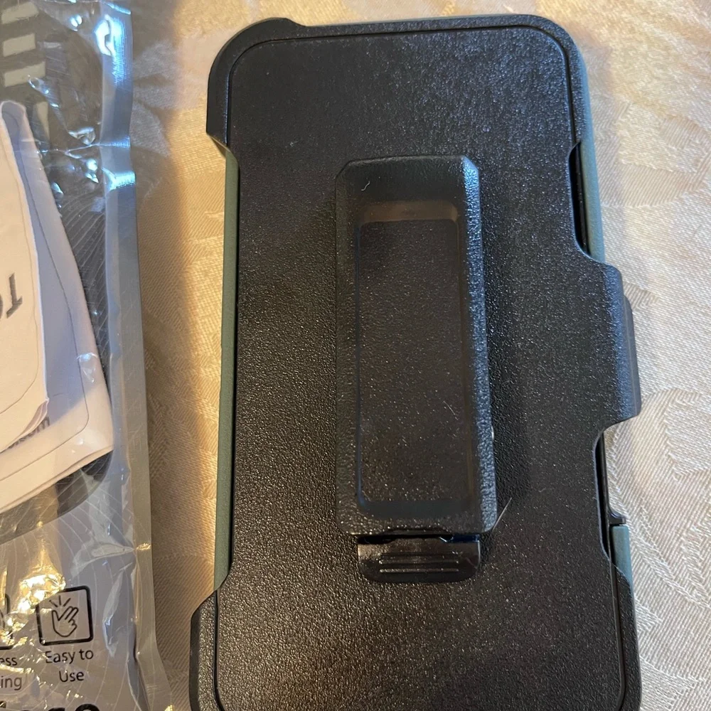 iPhone 16 heavy duty Green Phone Case with belt clip
